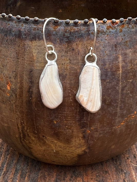 Tiffany Soldered Oregon Coast Shell Earrings
